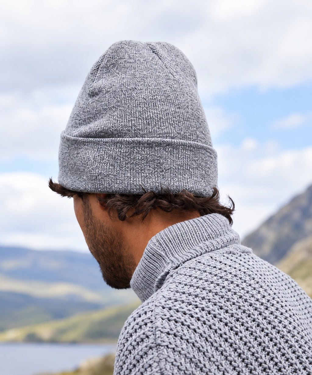 EDA Explorer Beanie grey rear view